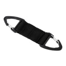 2Pcs Outdoor Mountaineering Strong Webbing Double Ended Triangular Carabiner