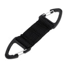 2Pcs Outdoor Mountaineering Strong Webbing Double Ended Triangular Carabiner