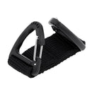 2Pcs Outdoor Mountaineering Strong Webbing Double Ended Triangular Carabiner