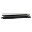 2pcs Fibreglass Replacement Outdoor Camping Tent Pole Awning Repair Black