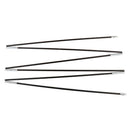 2pcs Fibreglass Replacement Outdoor Camping Tent Pole Awning Repair Black