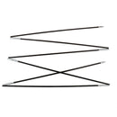 2pcs Fibreglass Replacement Outdoor Camping Tent Pole Awning Repair Black