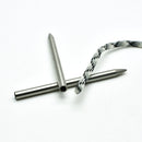 2pcs Stainless Steel For Paracord Fid Lacing Stitching Needles Smoothing