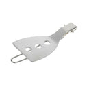 1 Slotted Spoon Serving Turner Spatula Fish Cooking Stainless Steel Suitable Hot