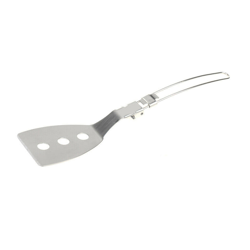 1 Slotted Spoon Serving Turner Spatula Fish Cooking Stainless Steel Suitable Hot