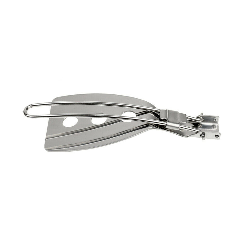 1 Slotted Spoon Serving Turner Spatula Fish Cooking Stainless Steel Suitable Hot