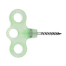 4 Pieces Luminous Tent Stakes Nail Screw Spike Peg For Camping Travel Hiking