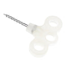 4* Luminous Stainless Steel Tent Nail Screw Spike Peg Stakes for Camping