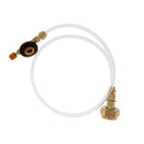 1 pcs  Camping Stove Burner Gas Propane Refill Adapter Flat Tank Coupler Hot