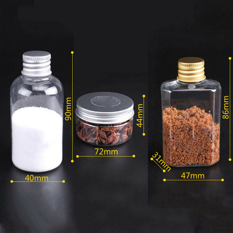 1 Set High Quality Outdoor Cooking Salt Sugar Spice Pepper Bottle With A Bag