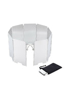 Foldable Wind Shield Screen 9Plates Outdoor Camping Cooking Gas Stove
