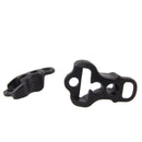 10Pcs Black Plastic Tent Awning Cord Rope Fastener Bent Runners Tensioners