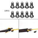 10x Tent Awning Cord Rope Strap Cable Fastener Guyline Runners Tensioner Camping
