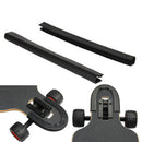2x Rubber Longboard Skateboard Deck Protection Strip Nose Tail Anti Damage