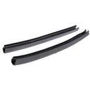 2x Rubber Longboard Skateboard Deck Protection Strip Nose Tail Anti Damage