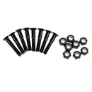 8x 31mm Truck Screws Hardware for Longboard Skateboard Replacement Black