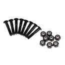 8x 31mm Truck Screws Hardware for Longboard Skateboard Replacement Black