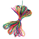 100ft/31m Paracord 7 Strand Parachute Rope Rainbow Color Camping Hiking