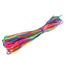 100ft/31m Paracord 7 Strand Parachute Rope Rainbow Color Camping Hiking