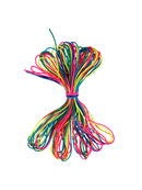100ft/31m Paracord 7 Strand Parachute Rope Rainbow Color Camping Hiking