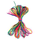 100ft/31m Paracord 7 Strand Parachute Rope Rainbow Color Camping Hiking
