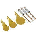 3Pcs Steel Spinner Plinking Target Hanging on Tree Screws 2.5/3/4cm Newest Use