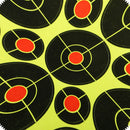 2'' Florescent Archery Paper Target Adhesive Stickers Bullseye Shoot 10 sheet