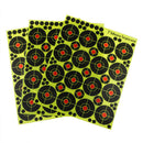 160 Pcs Florescent Splatter Shoot Target Paper Archery Self Adhesive Stickers