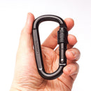 Outdoor Carabiner Snap Clip Hooks Keychain Climbing Camping Hiking Quickdraws