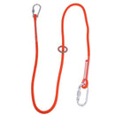 Shock Absorbing Lanyard Fall Protection Dual Leg Safety Snap Hook Carabiner