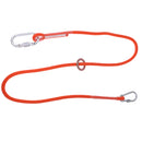 Shock Absorbing Lanyard Fall Protection Dual Leg Safety Snap Hook Carabiner