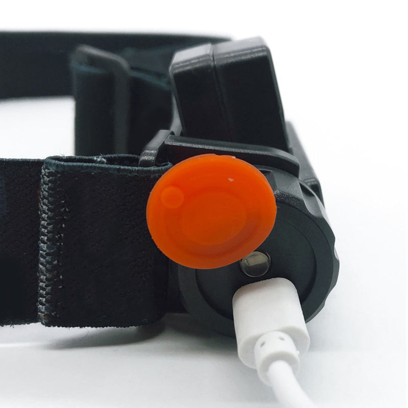 1 Set USB Rechargeable Headlight COB LED Headlamp Outdoor Emergency Flashlight