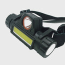 Super Bright XPE+COB LED Multifunction Headlamp USB Recharge Waterproof z x c