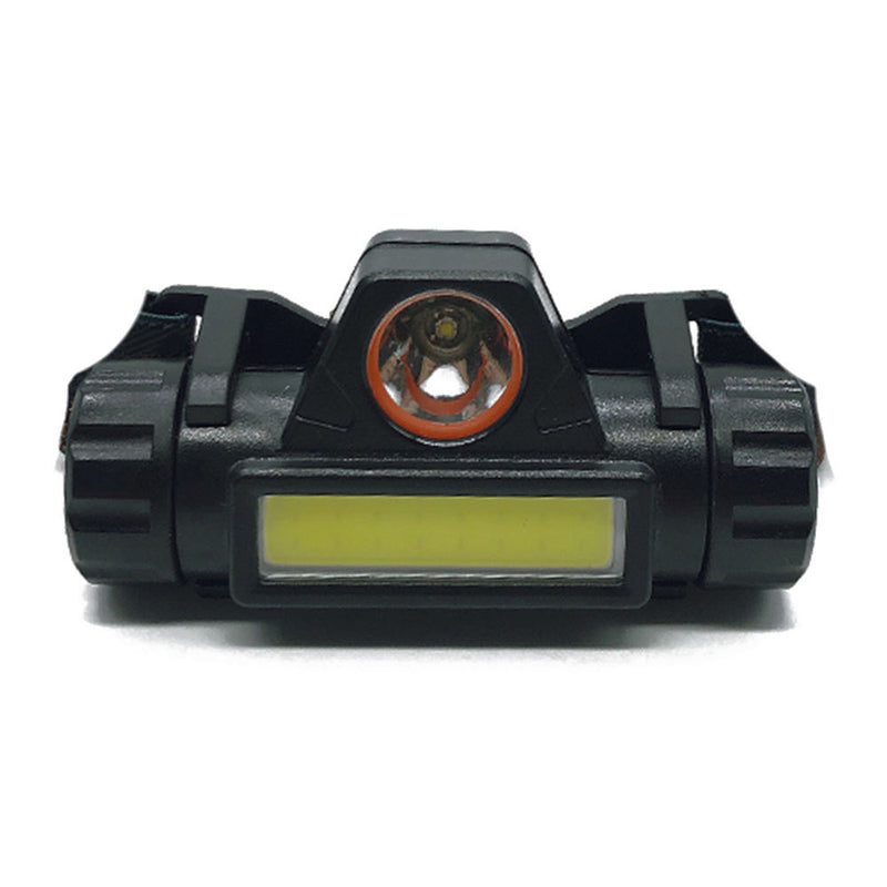 1 Set USB Rechargeable Headlight COB LED Headlamp Outdoor Emergency Flashlight