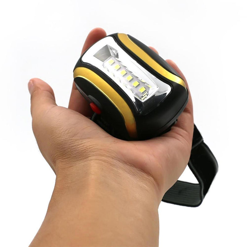 1 x COB LED Outdoor Mini Headlight Head Torch 3-Modes Battery Powered Newest