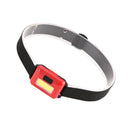 Portable Headlight 3 Modes 2Pcs LED Battery Powered Headlamp for Outdoor Hiking