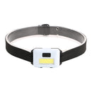 Portable Headlight 3 Modes 2Pcs LED Battery Powered Headlamp for Outdoor Hiking