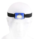 2Pcs Mini Headlamp Flashlight Bright COB LED Head Torch 3-Mode for Outdoor