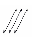 10Pcs Hat Clips Plastic Cap Retainer Fishing Apparel Keeper Holder Coiled Cord