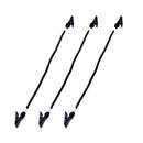 10Pcs Hat Clips Plastic Cap Retainer Fishing Apparel Keeper Holder Coiled Cord