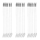 18x Hair Rigs Barbed Size 2 4 6 Carp Fishing Rigs Terminal Tackle 12LB