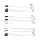 18x Hair Rigs Barbed Size 2 4 6 Carp Fishing Rigs Terminal Tackle 12LB