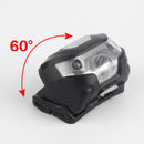 1Pc LED Headlamp Motion Sensor Headlight 300LM Outdoor Fishing Hiking Flashlight