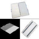 Fly Fishing Trout Flies Box Waterproof Slit Foam Plastic Clear Lid Tackle Box