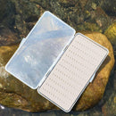 1x Fly Fishing Box with Slid Foam Insert Fly Fishing Tackle Box Waterproof