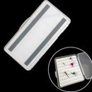 1x Fly Fishing Box with Slid Foam Insert Fly Fishing Tackle Box Waterproof