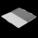 Fly Fishing Trout Flies Box Waterproof Slit Foam Plastic Clear Lid Tackle Box