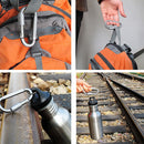 3x Outdoor Aluminum Alloy D-type Carabiner Multifunction Backpack Hanging Buckle