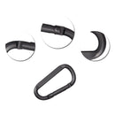 4Pcs Aluminum Alloy Carabiner Keychain Clip D-type Hook Buckle Newest Useful