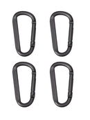 4 Pieces New Aluminum Alloy Rotary Safety Buckle Professional D-Type Safety
